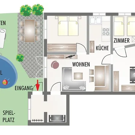 Haus Mooswinkel 公寓 韦伯格